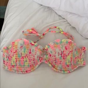Victoria Secret Flower Print Bikini Top